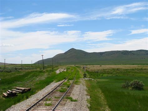 At Promontory Summit Looking West | Located in what is now B… | Flickr