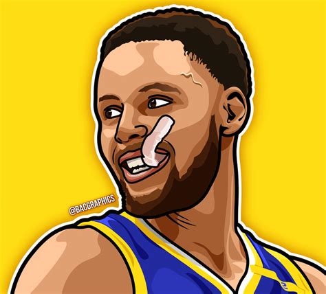 Steph Curry Cartoon Wallpaper : Desktop Steph Curry Yellow Cartoon Wallpapers | Bodwelwasung