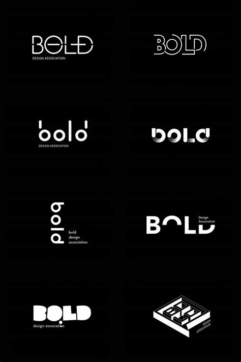 logo proposals for Bold Design on Behance Design Brochure, Branding Design, Logo Branding, Brand ...