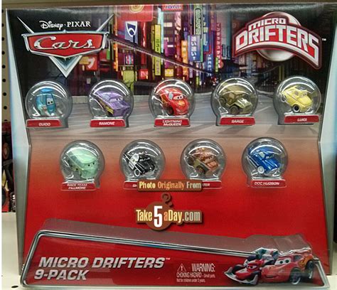 Take Five a Day » Blog Archive » Mattel Disney Pixar CARS: Micro Drifters – It Lives!