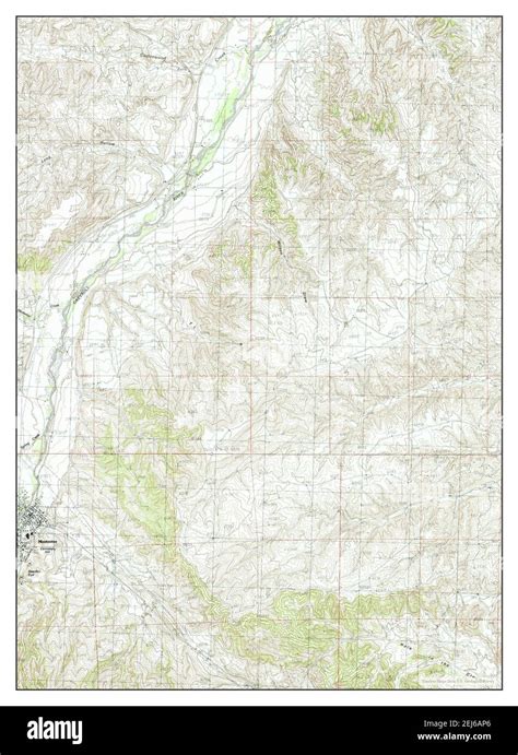 Meeteetse East, Wyoming, map 1985, 1:24000, United States of America by Timeless Maps, data U.S ...