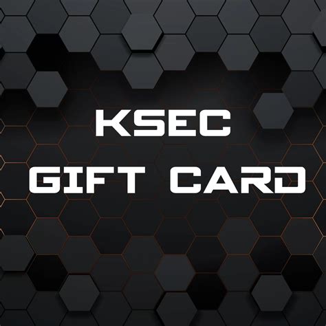 Gift Card - Merchandise - KSEC Solutions