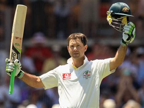 Ricky Ponting Australian Cricket Player Celebrates after Century in ...