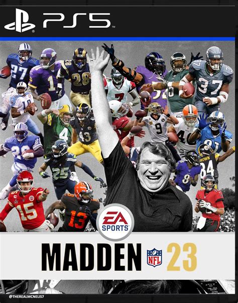 Madden 23 cover art idea. Featuring all previous Madden cover athletes ...