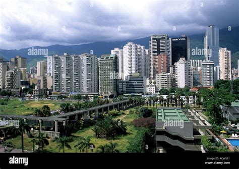 Skyline of Downtown Caracas Venezuela Stock Photo - Alamy