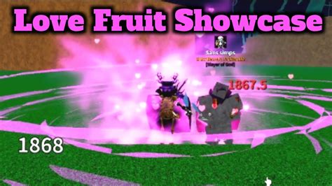 Blox Fruits Love Fruit Showcase (ROBLOX) - YouTube