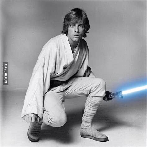 Mark Hamill as Luke Skywalker (1977) - 9GAG