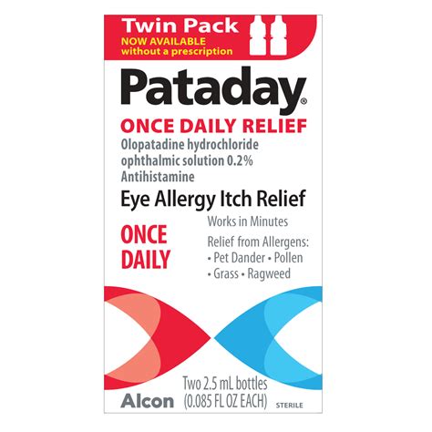 Zaditor Antihistamine Eye Drops, OTC Allergy Symptom Relief, 5 mL ...