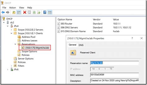 Convert static IP address settings into a DHCP reservation with PowerShell – 4sysops