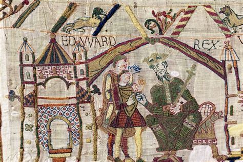 The Bayeux Tapestry's main characters, William, Edward, Harold and Odo