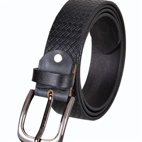 Mens Black Leather Belts at Best Price in Kanpur | Humanize Defensio