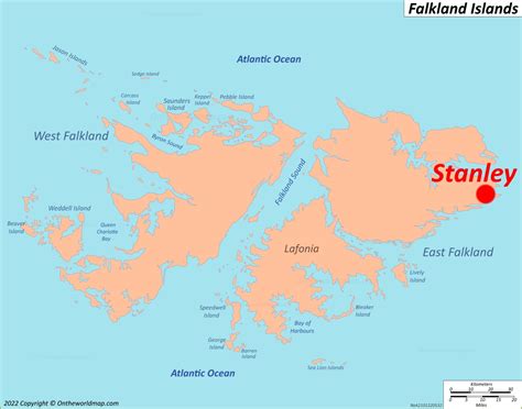 Stanley Map | Falkland Islands | Detailed Maps of Stanley