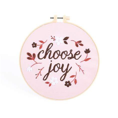 Embroidery Kit - Choose Joy | Swanson Christian Products