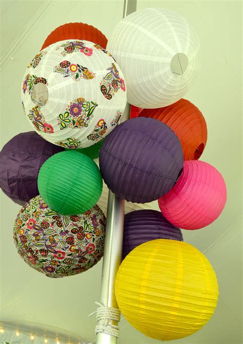 Paper Lanterns – Colorful and practical party decor! – MISS PARTY