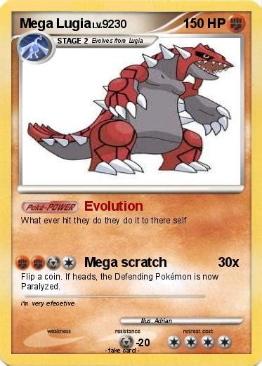 Pokémon Mega Lugia 6 6 - Evolution - My Pokemon Card