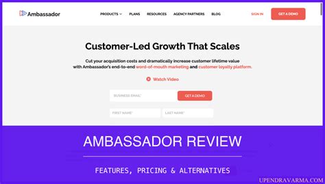 Ambassador Review: Features, Pricing & Alternatives (2023)