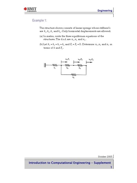 FEM Examples | Matrix (Mathematics) | Physics & Mathematics