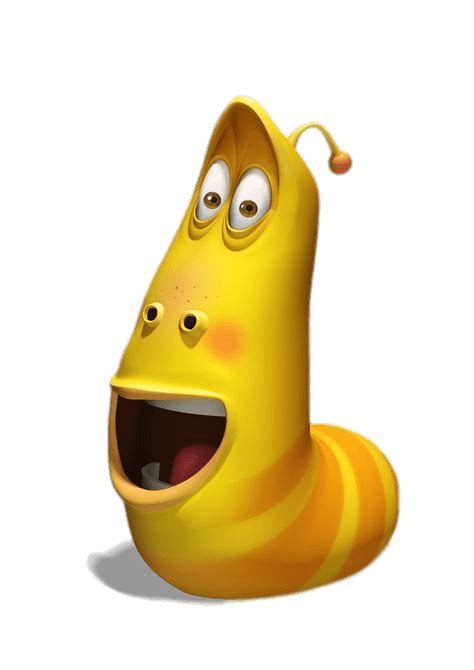 Descargar Larva Yellow Boca Abierta PNG transparente - StickPNG