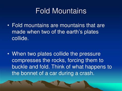 PPT - Fold Mountains PowerPoint Presentation, free download - ID:1208906