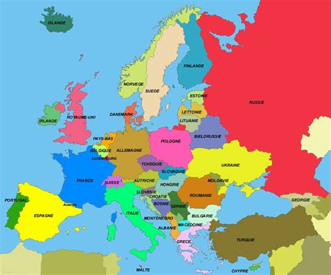 Carte d Europe Images et Photos » Vacances - Arts- Guides Voyages