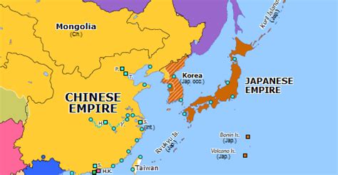 First Sino-Japanese War | Historical Atlas of Asia Pacific (1 August 1894) | Omniatlas