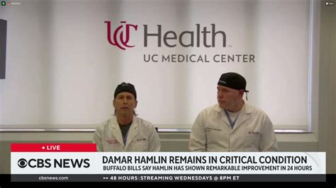 WATCH LIVE: Physicians discuss updates on Buffalo Bills player Damar ...