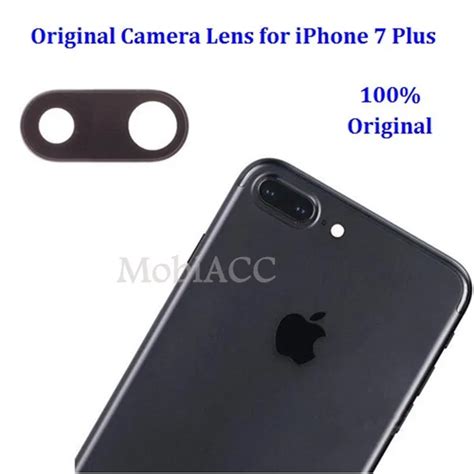 100% Original Camera Lens for iPhone 7 Plus; Back Camera Glass Lens with Frame for iPhone 7 Plus ...