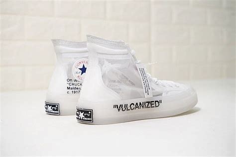 UPDATE: These White Virgil Abloh x Converse Chuck 70s Are Fake Converse ...