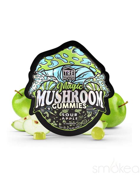 TRĒ House Magic Mushroom Gummies - Sour Apple (15-Pack)