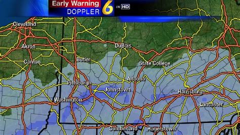 Snow begins in PA; forecast snow totals stay consistent for viewing area | WJAC