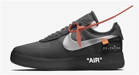 Off-White x Nike Air Force 1 Low Black Release Info - JustFreshKicks