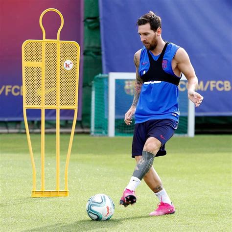 Lionel Messi Steps Up Recovery, Back In Training After Injury (Photos ...