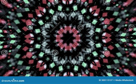 Beautiful Abstract Animated Kaleidoscope with Mirror Effect and ...