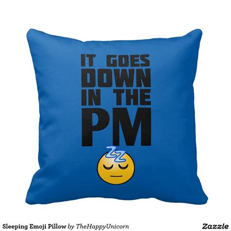 Sleeping Emoji Pillow | Zazzle.com in 2021 | Emoji pillows, Sleeping emoji, Pillows