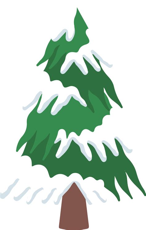 Snowy trees png hd transparent png