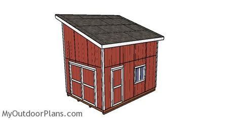 12x16 Lean to Shed Plans | MyOutdoorPlans | Free Woodworking Plans and ...