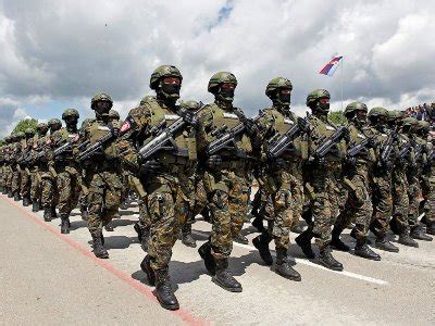 Serbian army at highest level of combat readiness