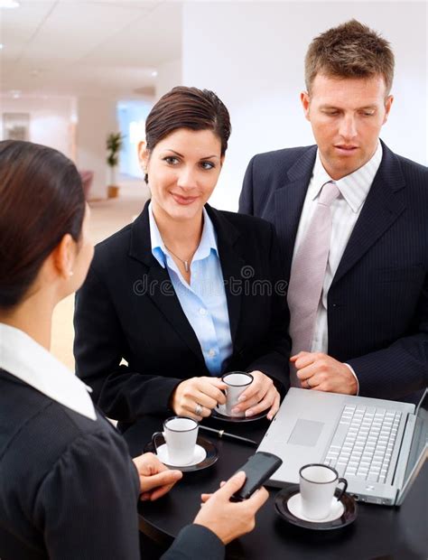 Coffee break in office stock image. Image of elegance - 23869013