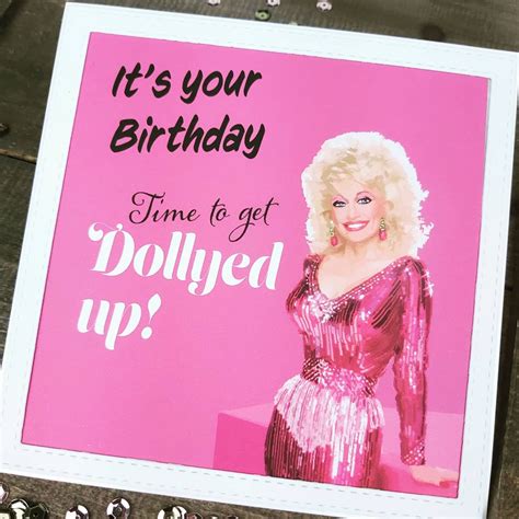 Dolly Parton Birthday Card Funnny Quarantine is Over Birthday - Etsy