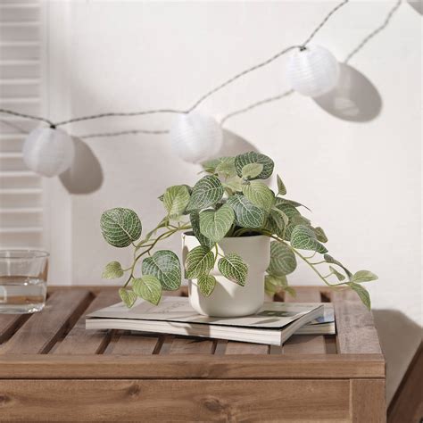 FEJKA artificial potted plant, indoor/outdoor mosaic plant/hanging, 3 ½ ...