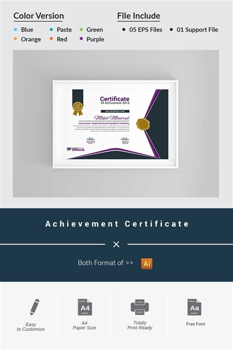 NGO Certificate Template #73568