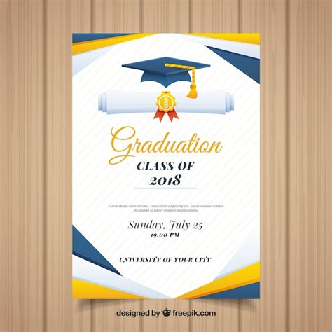 Graduation Template - Free Vectors & PSDs to Download