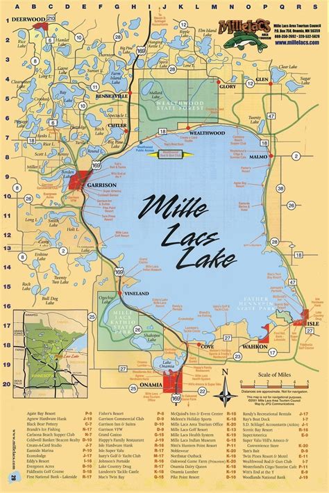 Mille Lacs Lake Resorts Map - Printable Maps Online