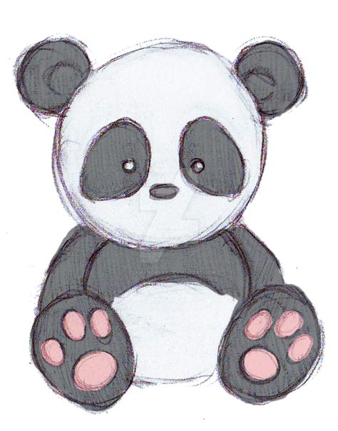 Cute-Panda by ItzAmandaYay on DeviantArt | Cute panda drawing, Panda drawing, Panda art