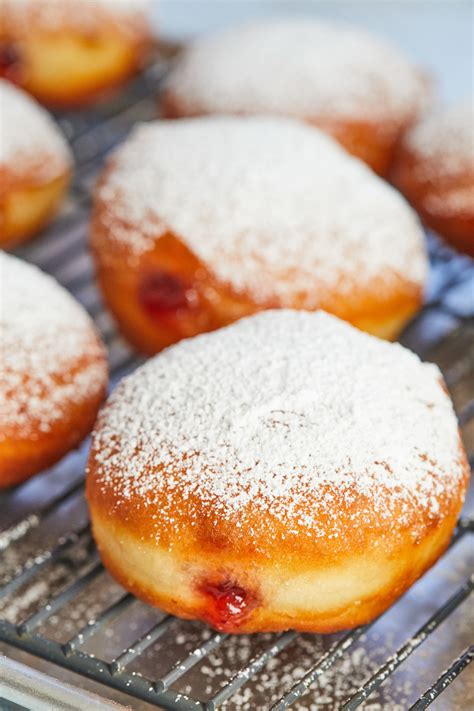 Hanukkah Jelly Donut (Sufganiyah) - Gemma’s Bigger Bolder Baking