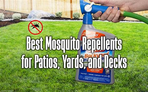 Best Mosquito Repellents for Patios, Yards, and Decks - Discover the yard