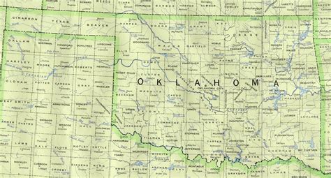 Oklahoma Map USA