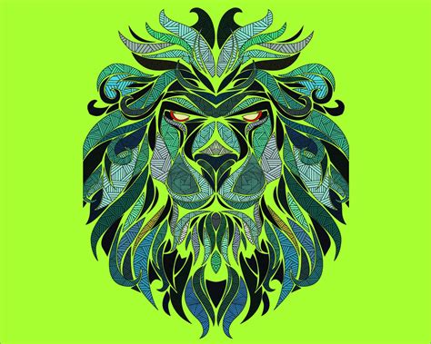 Lion Svg Mandala Lion Svg Lion King Svg Half Lion Head Svg - Etsy