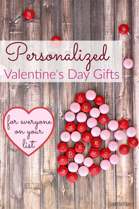 Personalized Valentine's Day Gifts for Everyone on Your List | Sunny Day Family