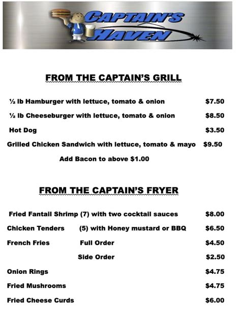 Captains Haven — A&P Marina // Captain's Haven Restaurant